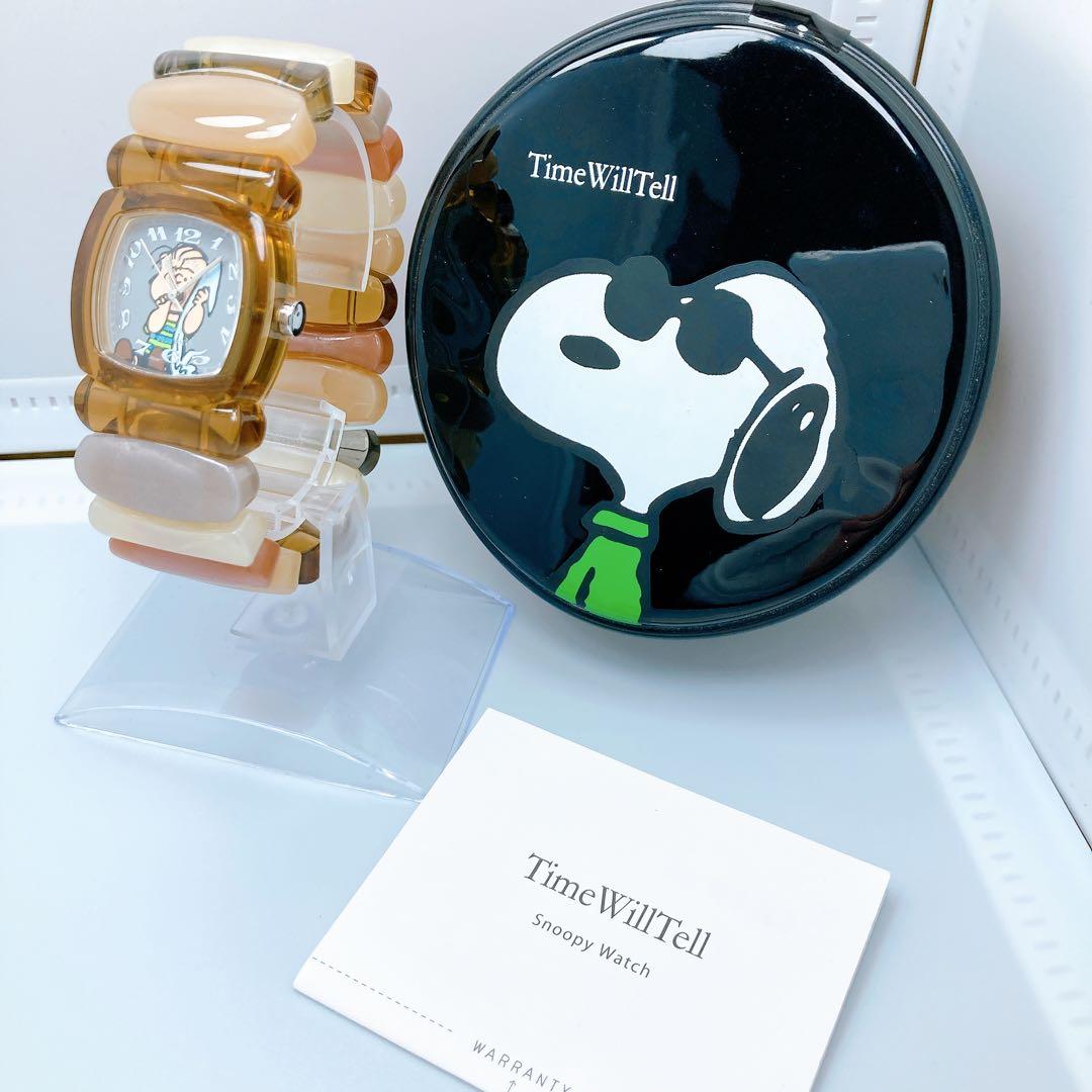 621 タイムウィルテル　スヌーピー　ウォッチ　クォーツ　腕時計