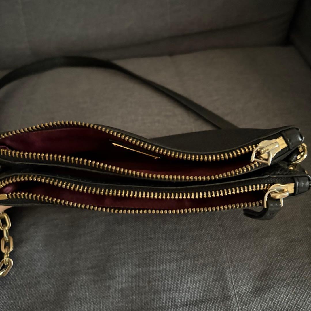 M*5様 【39500円から大幅値下げ】MIUMIU ブラックレザー ショルダー