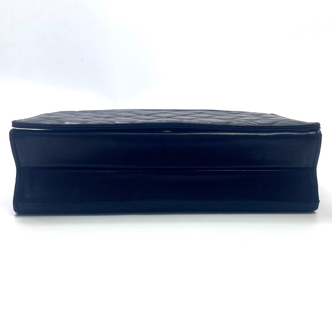 CHANEL シャネル マトラッセ ラムスキン チェーン ショルダー ブラック