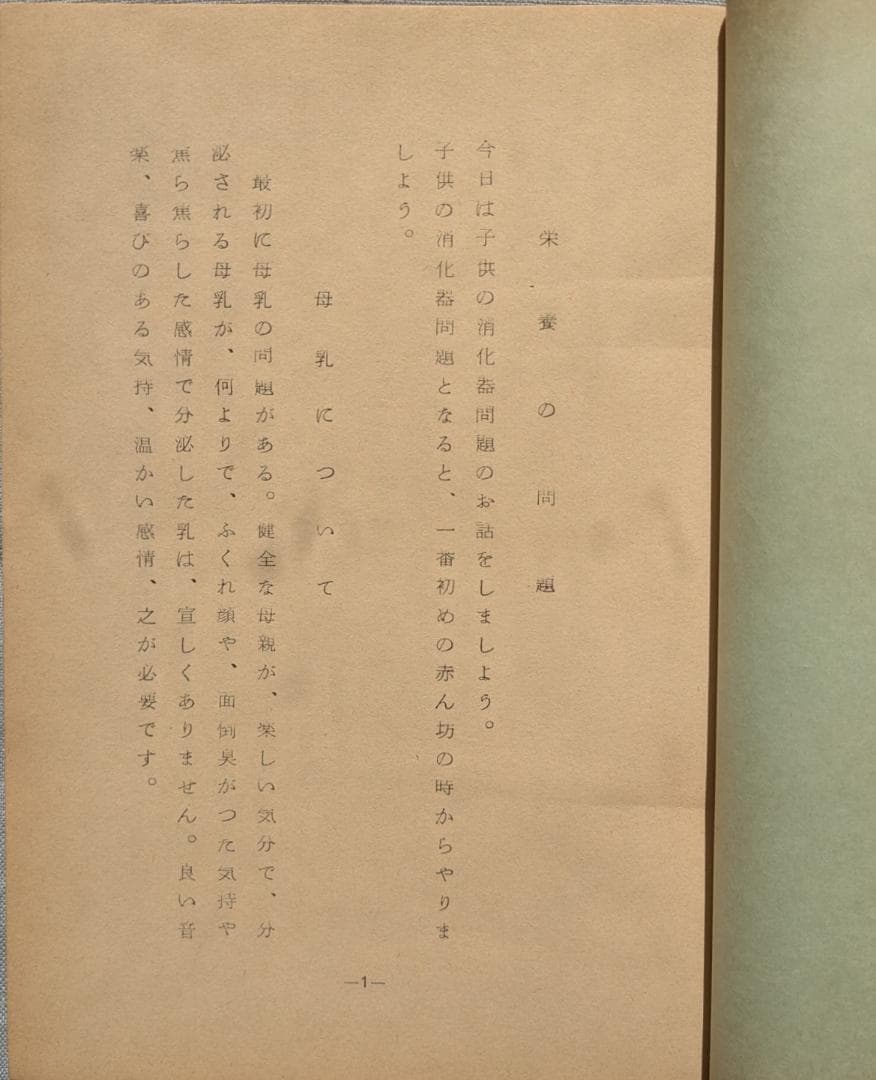 野口晴哉　「育児の問題（一） 乳児の栄養と入浴」＆ 「触手療法高等講座」７冊