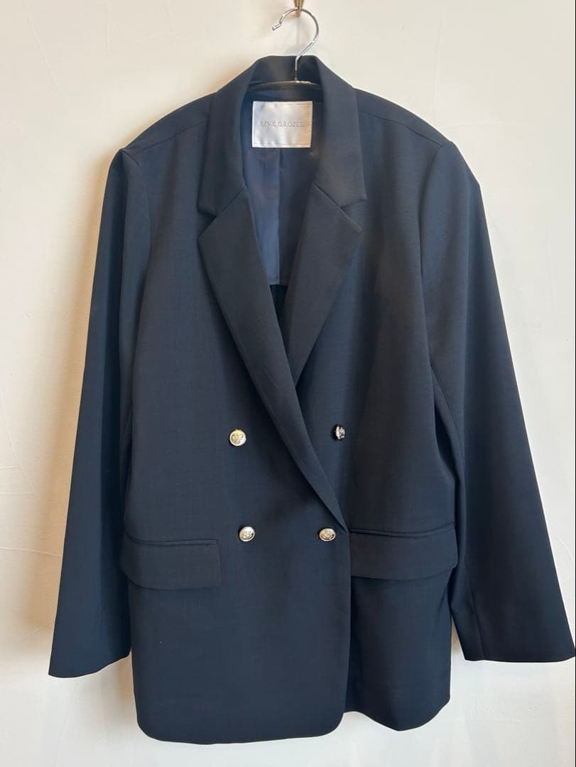 極美品★ リヴドロワ　ストレッチツイルテーラードジャケット