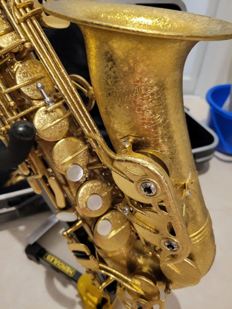 ノ*君様 アンティグアAntigua パワーベルアルトサックス マウスピースとス