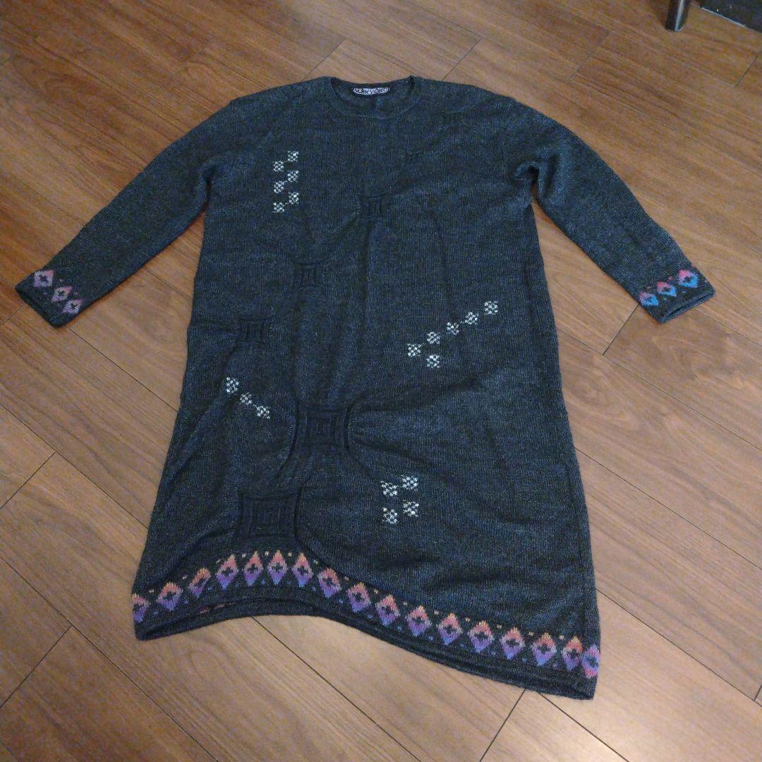 M.& Kyoko ニットワンピース(アルパカ素材)