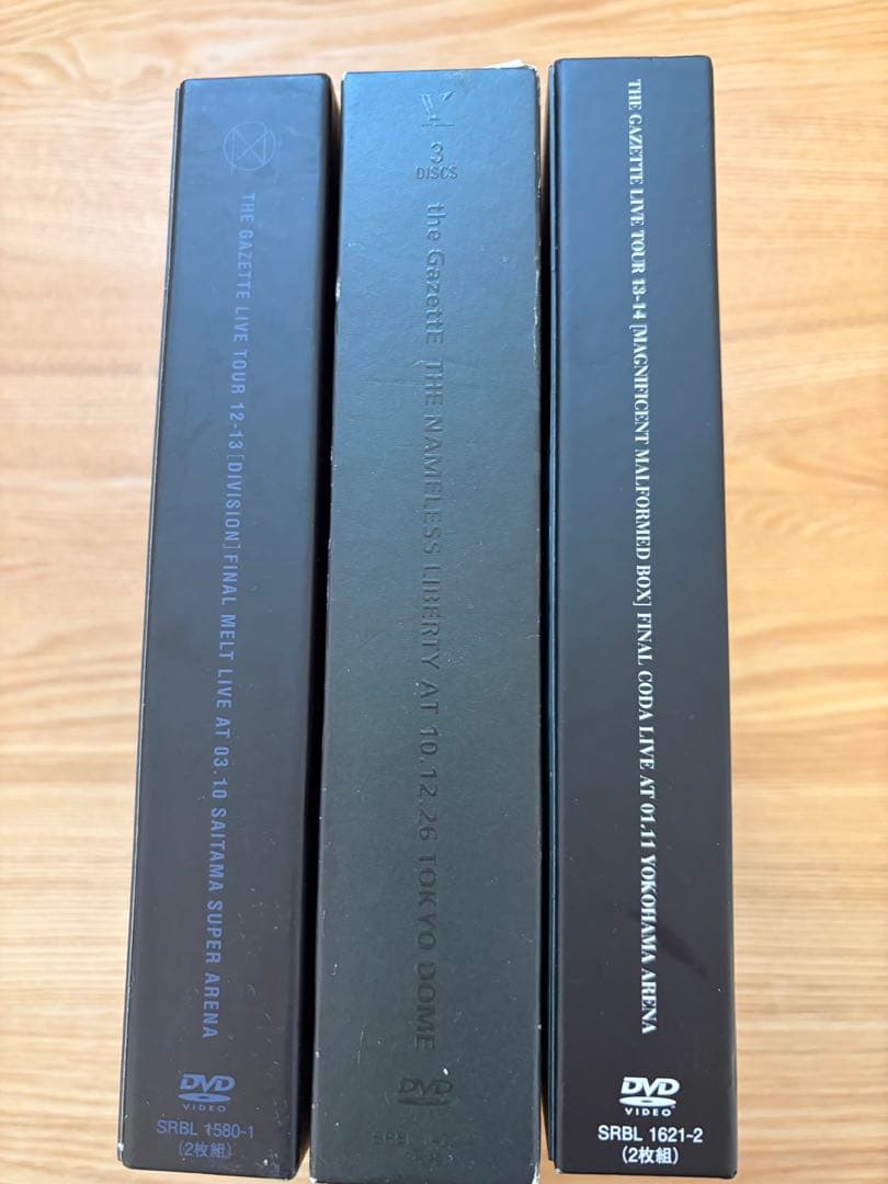 the GazettE NINTH 他DVD3種