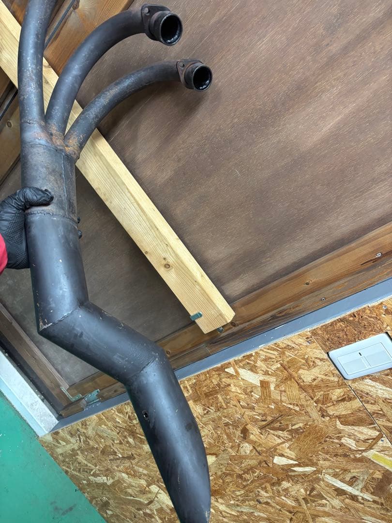 【あ】GT380 キング管　80パイ　ワンオフマフラー