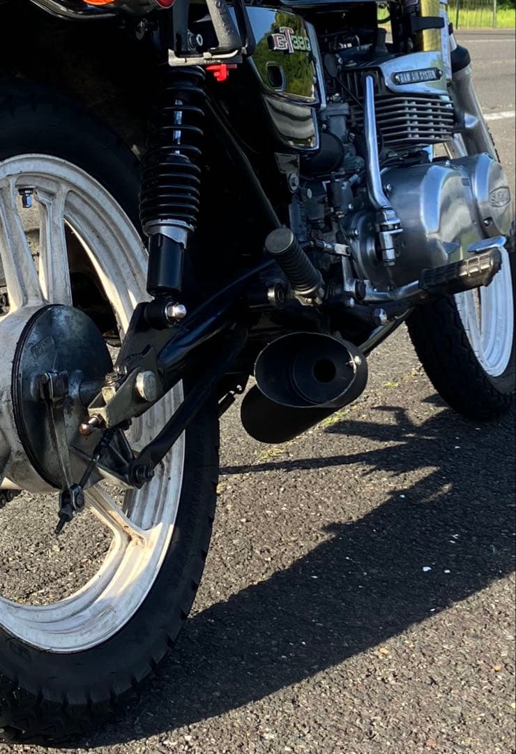 【あ】GT380 キング管　80パイ　ワンオフマフラー