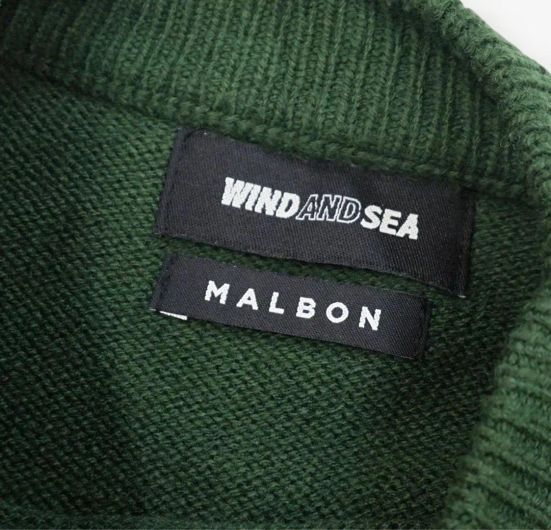 WIND AND SEA×MALBON ウィンダンシー×マルボン　　ニット