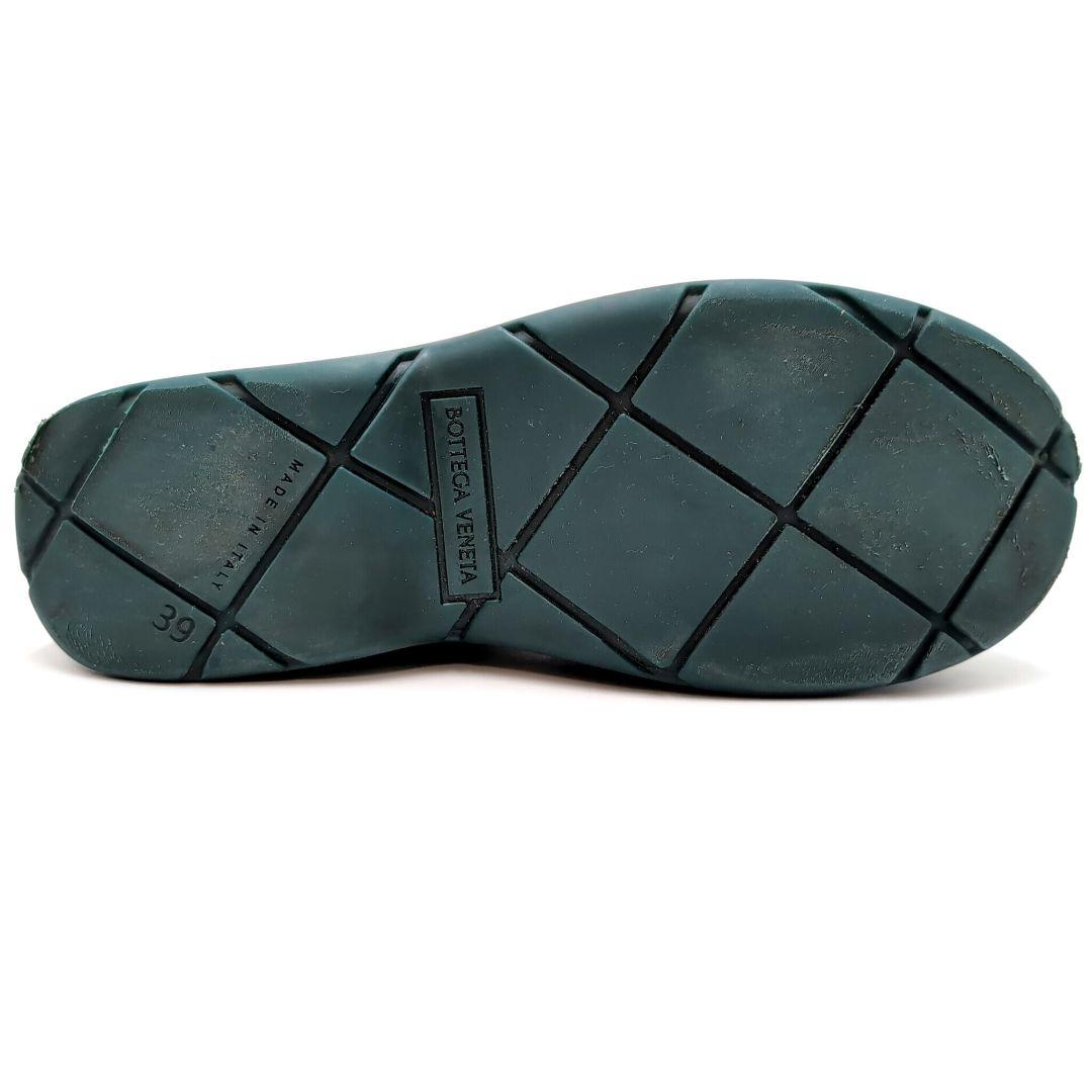 ボッテガヴェネタ　パドルアンクルブーツ　ラバー　ダークグリーン　26cm　３９