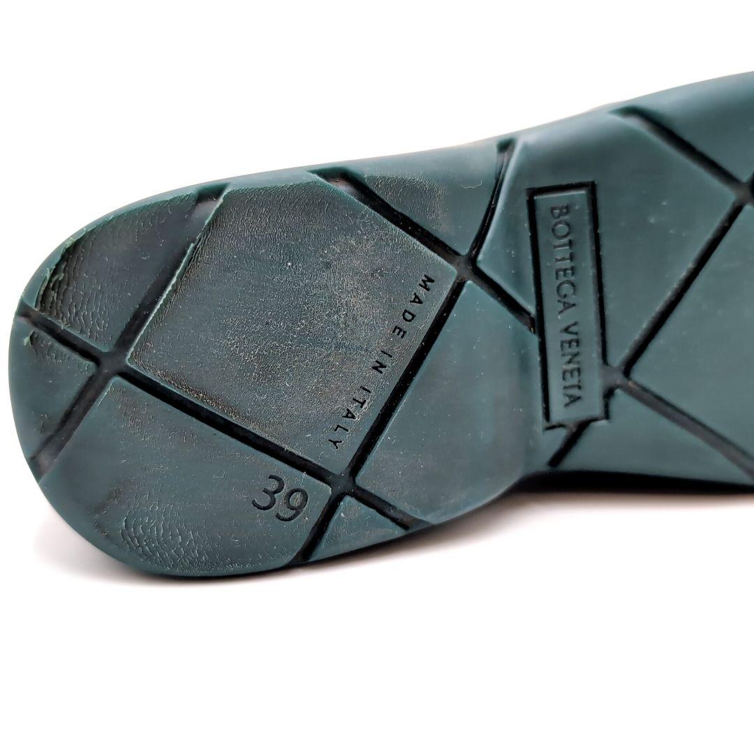 ボッテガヴェネタ　パドルアンクルブーツ　ラバー　ダークグリーン　26cm　３９