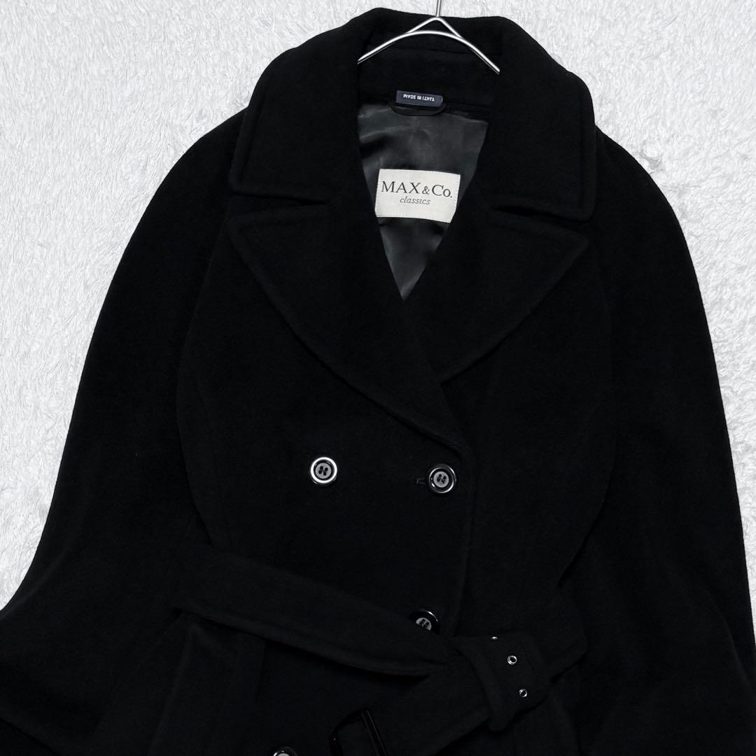 【美品】マックスマーラ Max&co バージンウール アンゴラ コート 上品