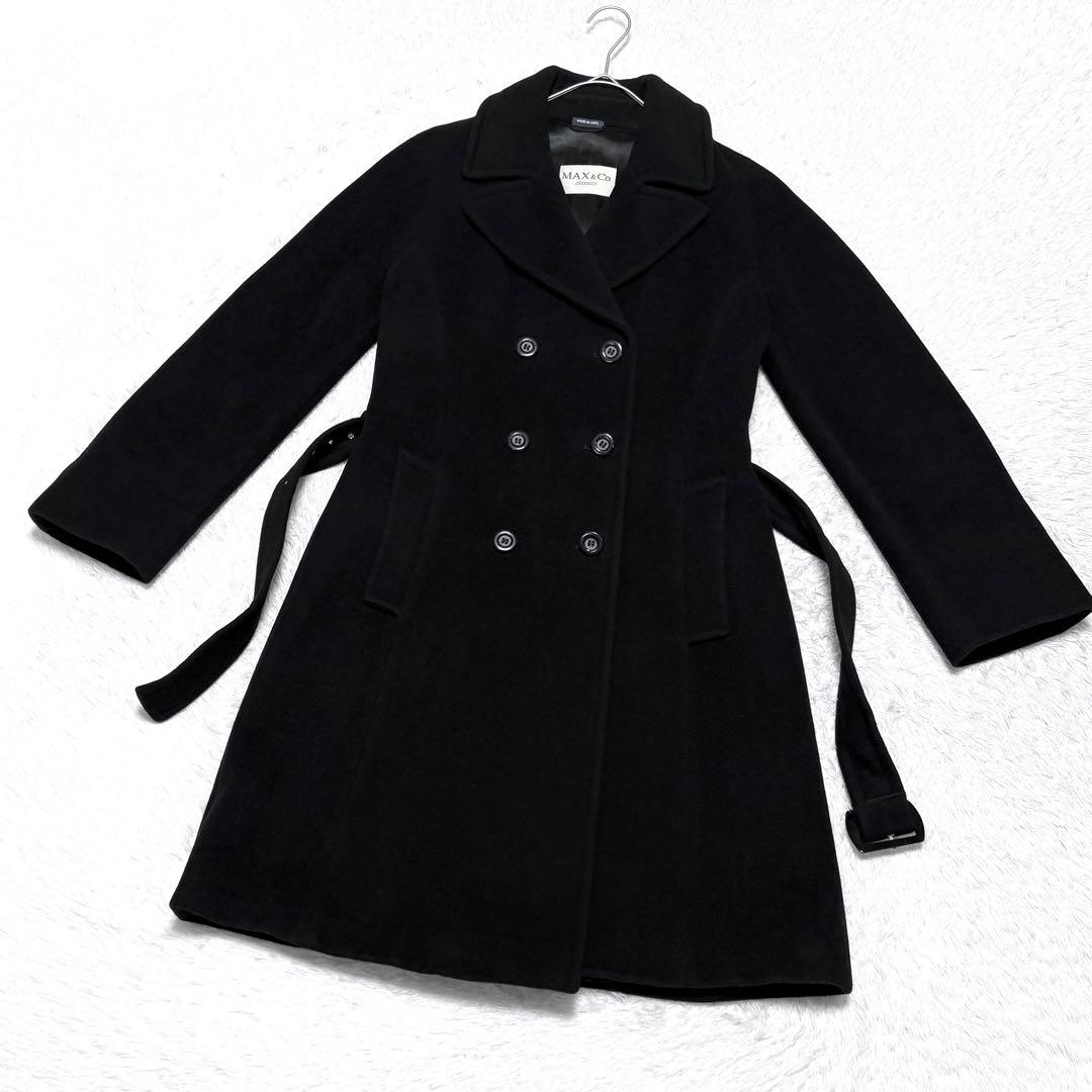【美品】マックスマーラ Max&co バージンウール アンゴラ コート 上品