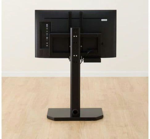 マッチ　新品　ニトリ　壁寄せテレビスタンド(ヘキ BK)