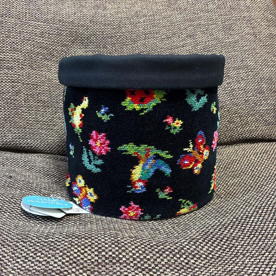 販売終了品　フェイラー　ハイジ　ファブリックバスケット　中　ブラック