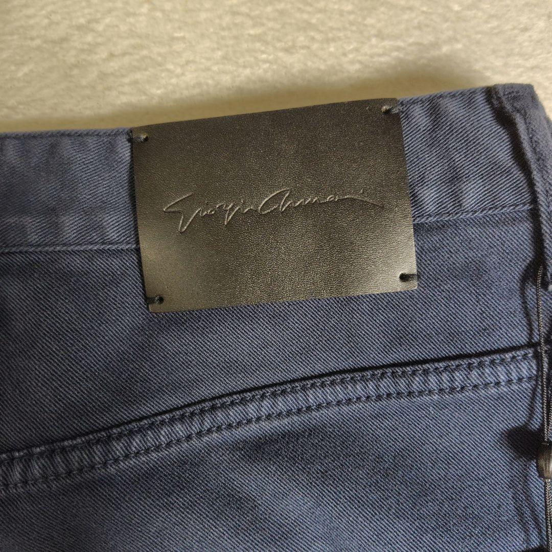 新品未使用　現行　XL　ジョルジオアルマーニ　チノパン　レザータグ　刺繍