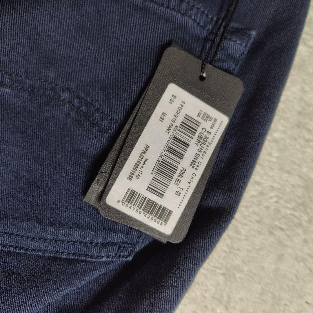 新品未使用　現行　XL　ジョルジオアルマーニ　チノパン　レザータグ　刺繍