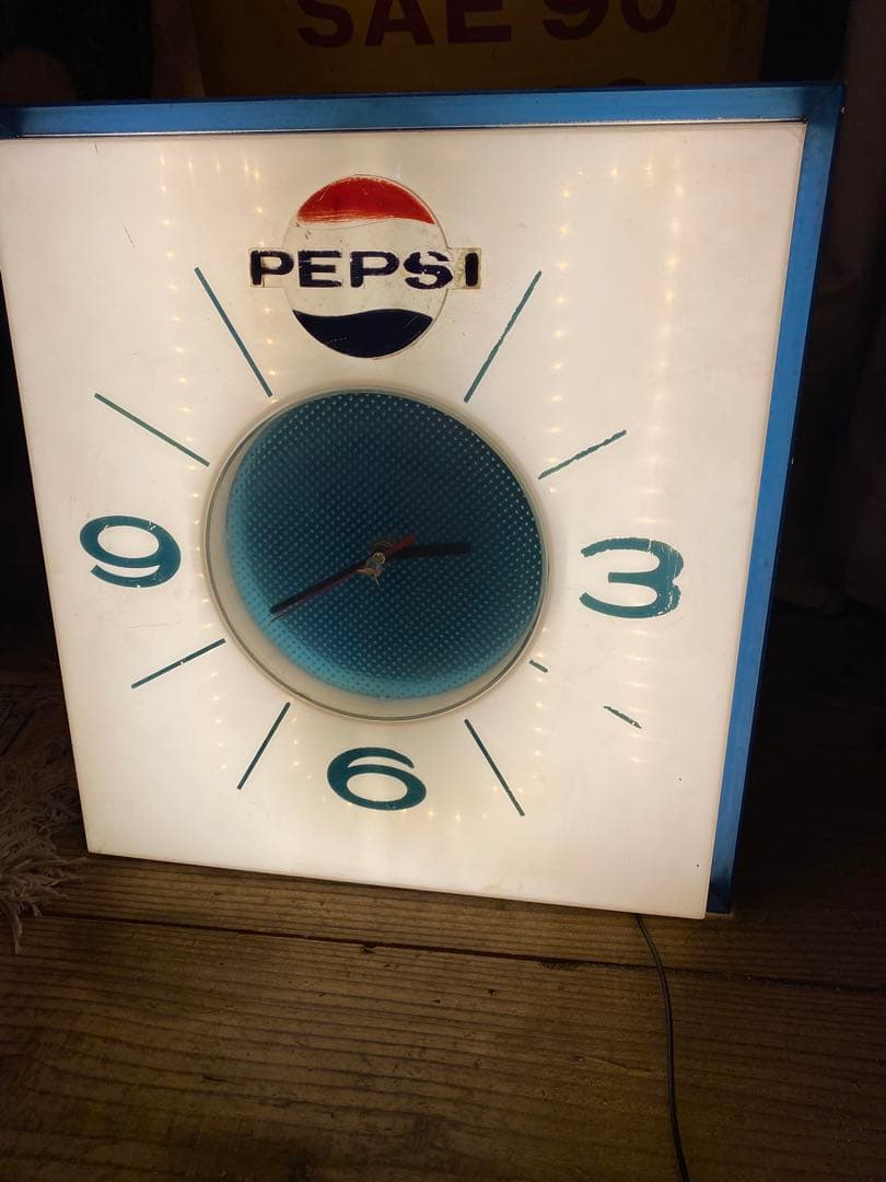 専用品　　　ビンテージ PEPSI ペプシコーラ 壁掛け時計USA 当時物