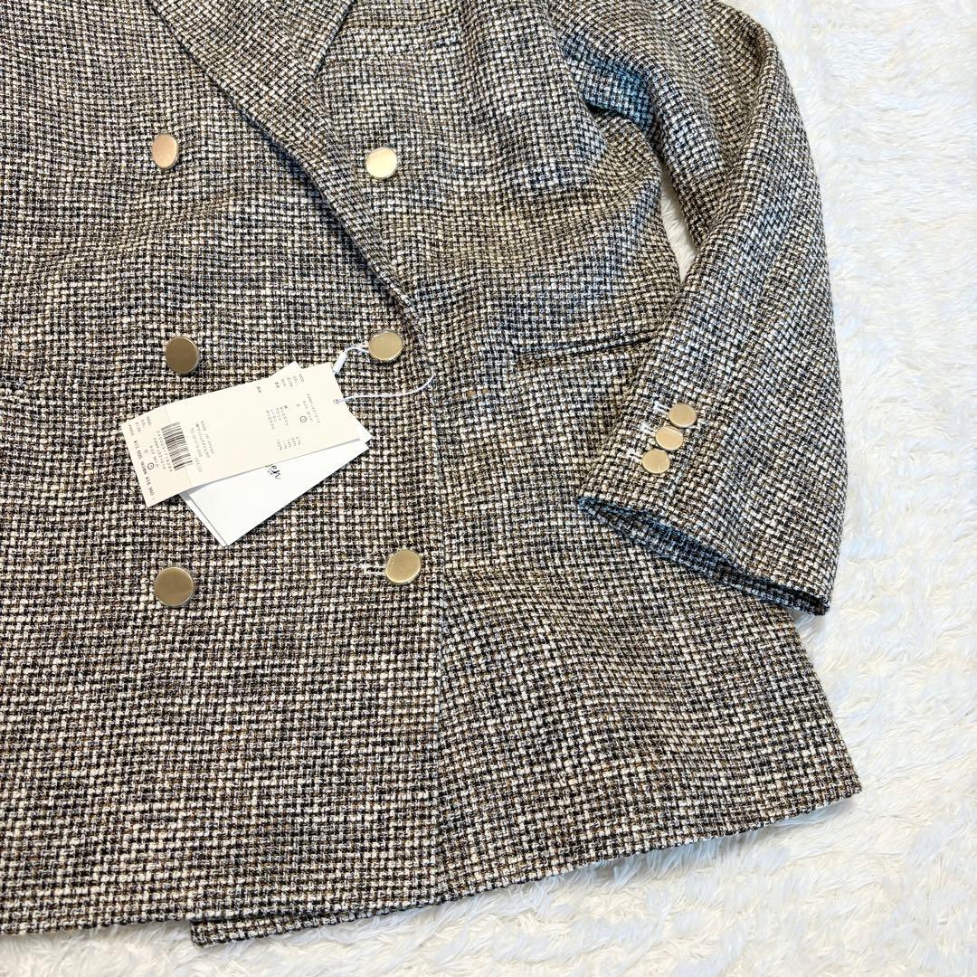【タグ付き】ミラオーウェン　テーラードジャケット　ツイード　ジャケット