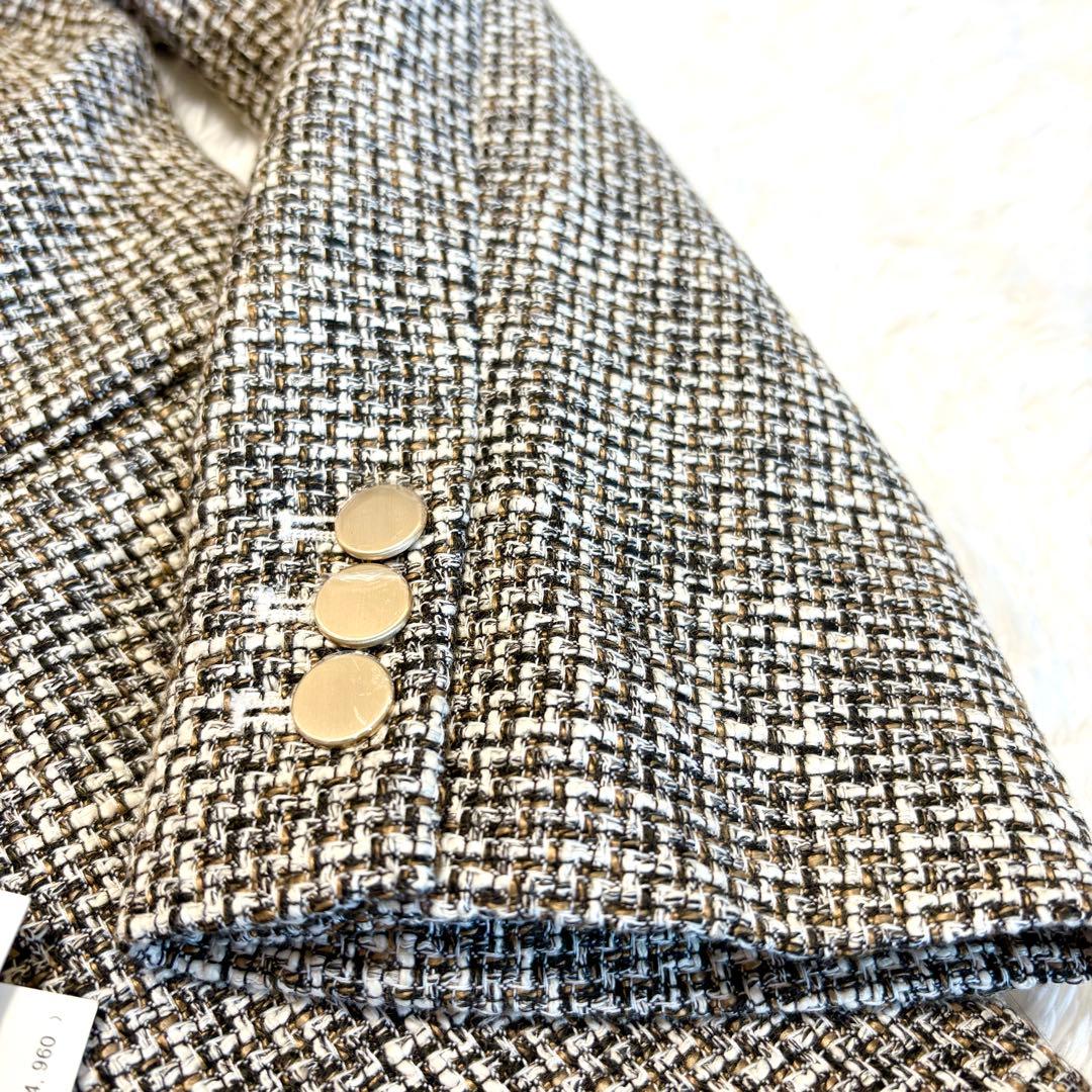 【タグ付き】ミラオーウェン　テーラードジャケット　ツイード　ジャケット