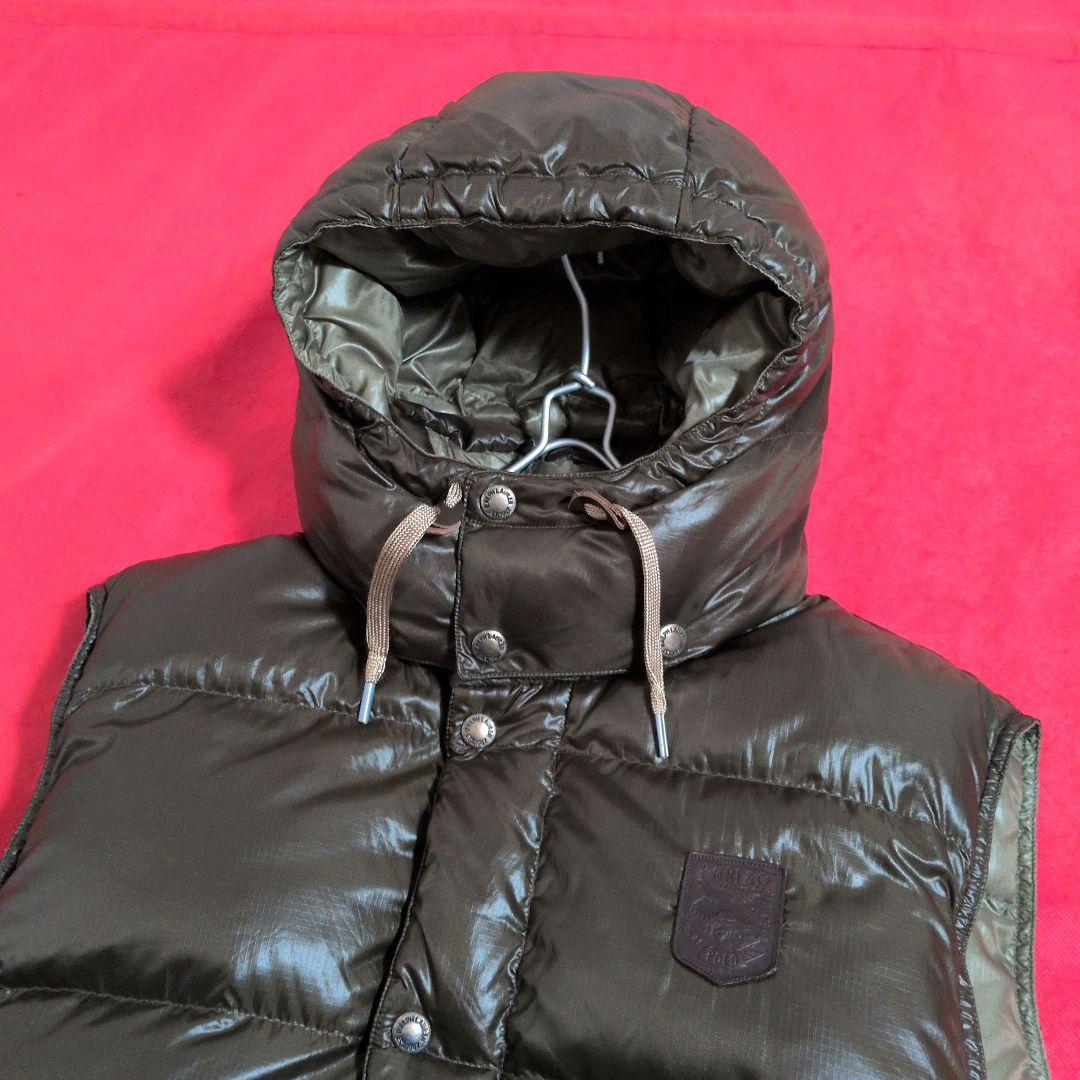 【希少☆レア】Polo Ralph Lauren レザーパッチ ダウンベスト