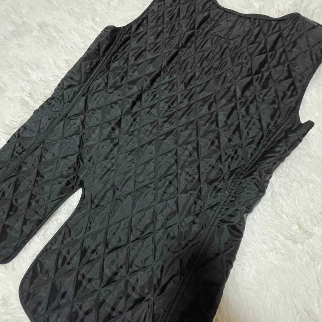 極美品✨バーバリーブラックレーベル トレンチコートLグレー ライナー付 チェック