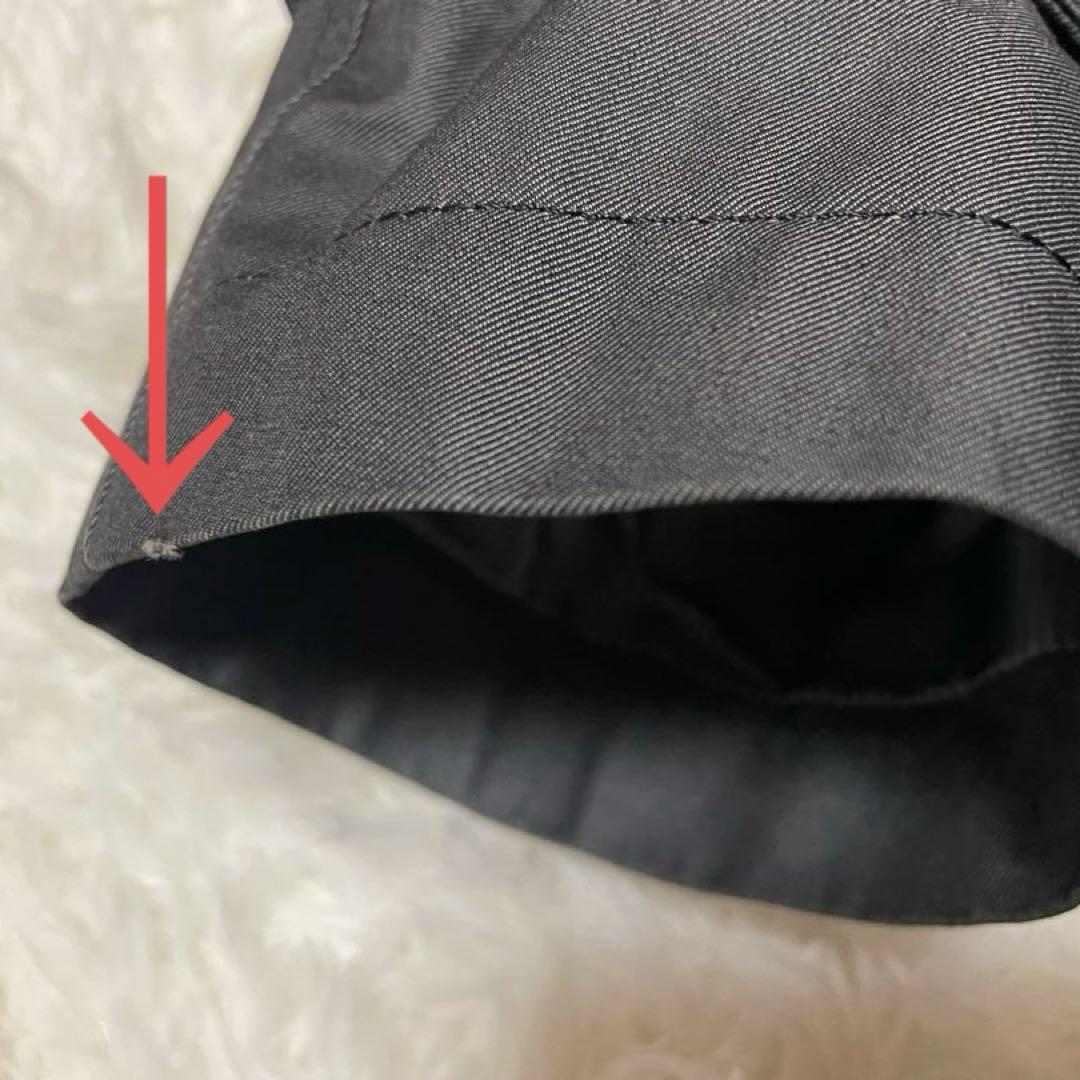 極美品✨バーバリーブラックレーベル トレンチコートLグレー ライナー付 チェック