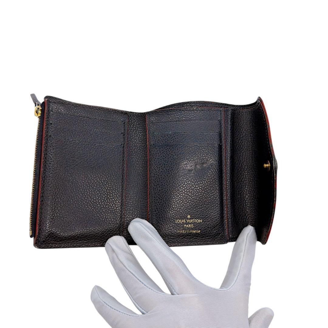 ルイヴィトン M64577 ポルトフォイユヴィクトリーヌ 三つ折り財布 お買い得