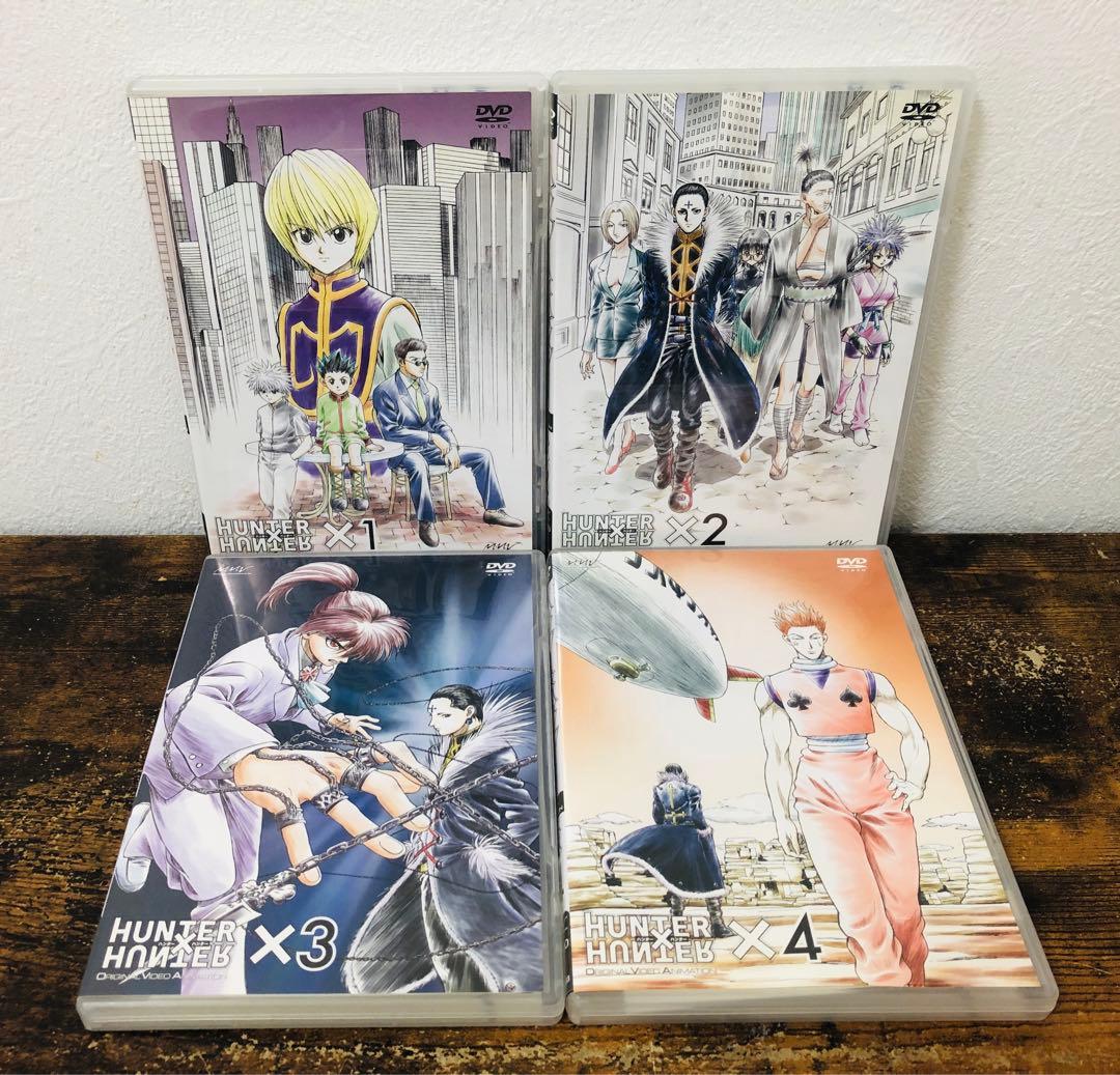 良品 HUNTER×HUNTER ヨークシン編 OVA DVD 全4巻セット