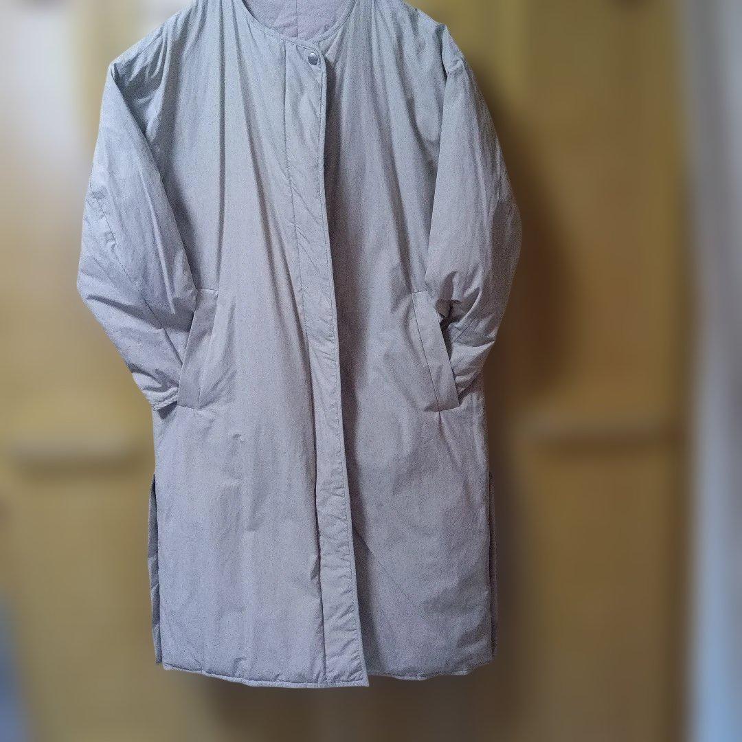 green label relaxing キルティングダウンコート リバーシブル