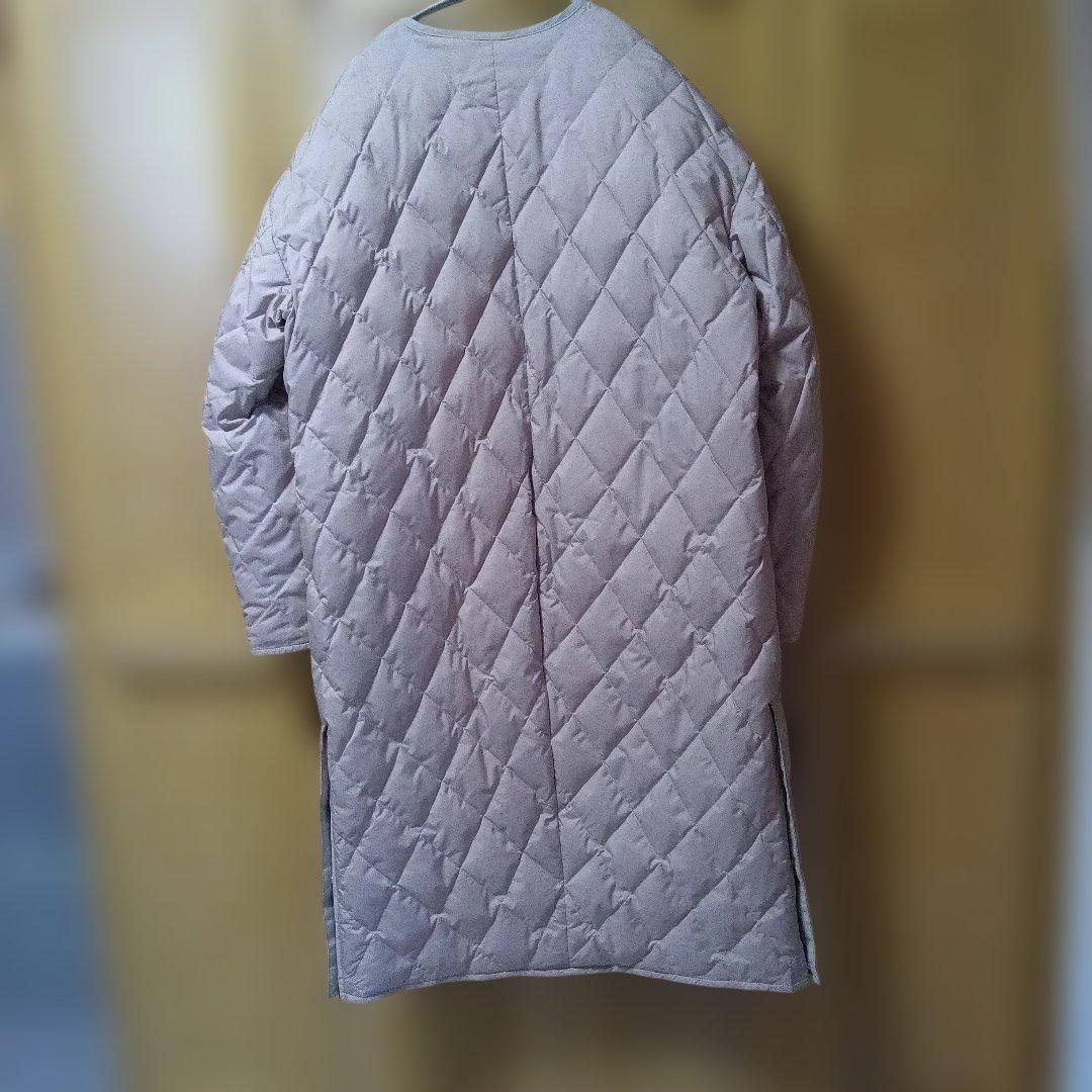 green label relaxing キルティングダウンコート リバーシブル