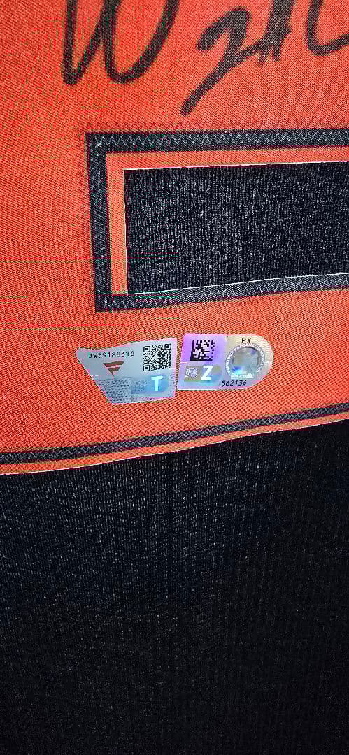 Willy Adames　サインユニフォーム　under wrap