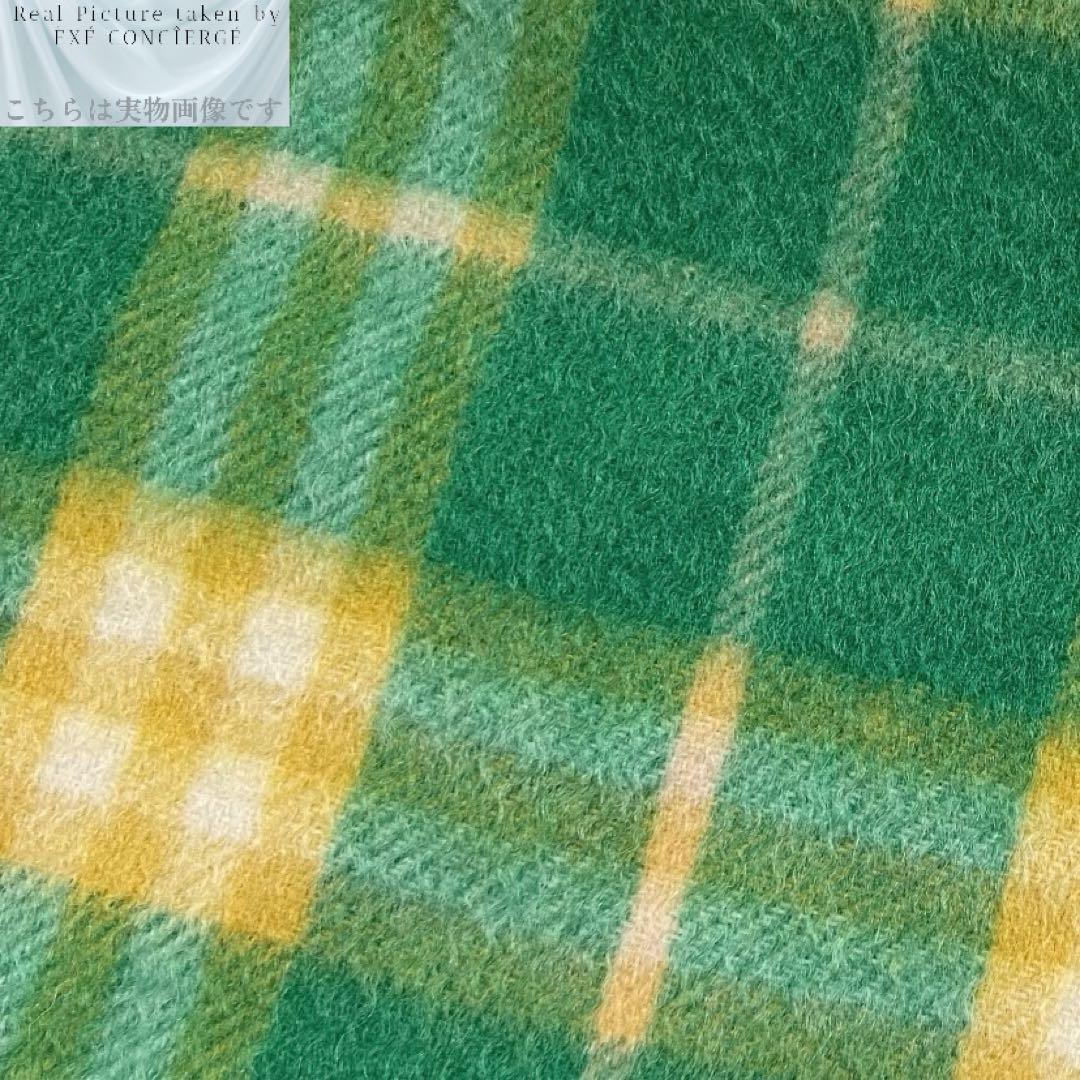 バーバリー クラフトフィニッシュ タータンチェックピュアカシミヤソフトマフラー