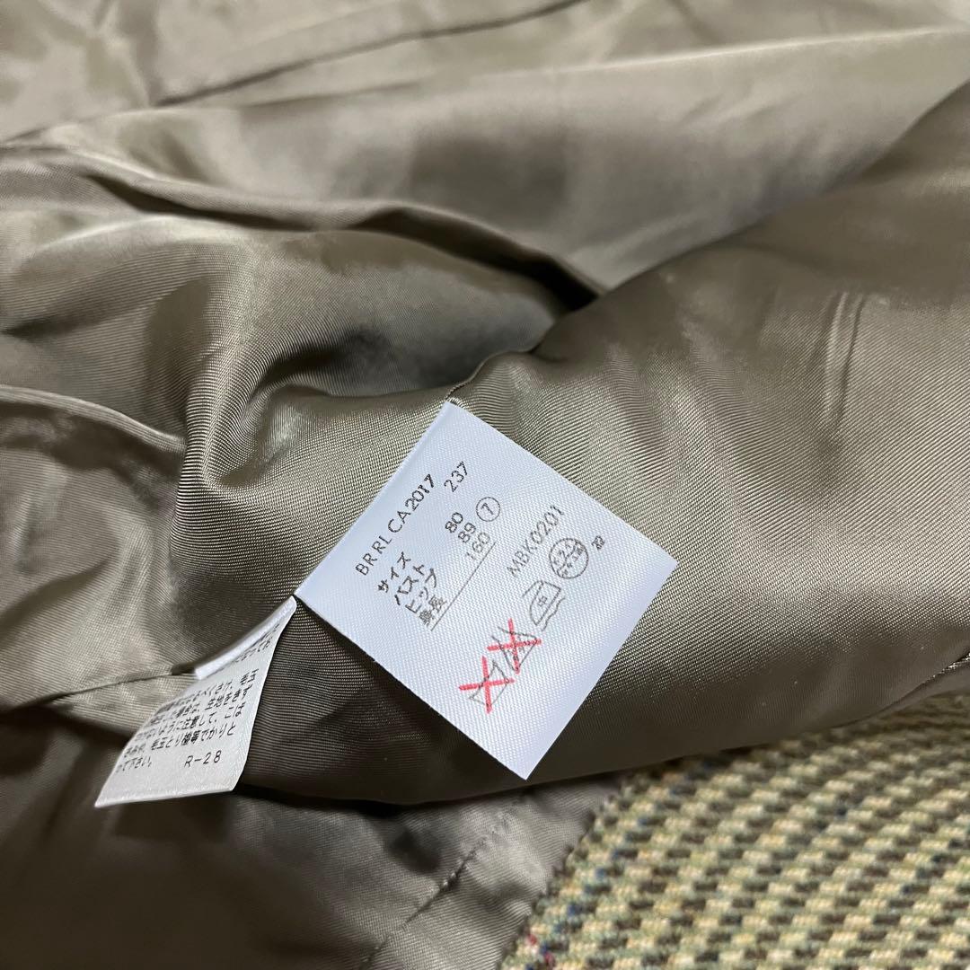 美品　ヴィンテージ　ラルフローレン　ウッドボタン　千鳥　ウール　ジャケット