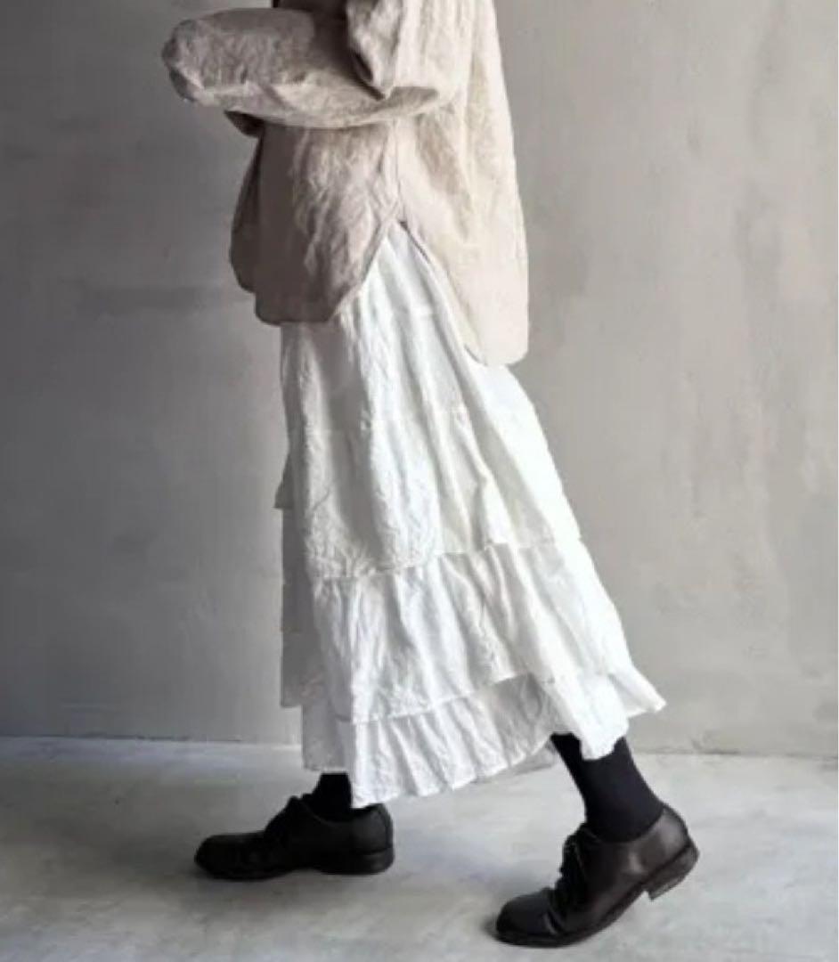 レア・新品　HALLELUJAH ハレルヤ　ティアードパンツ　ホワイト