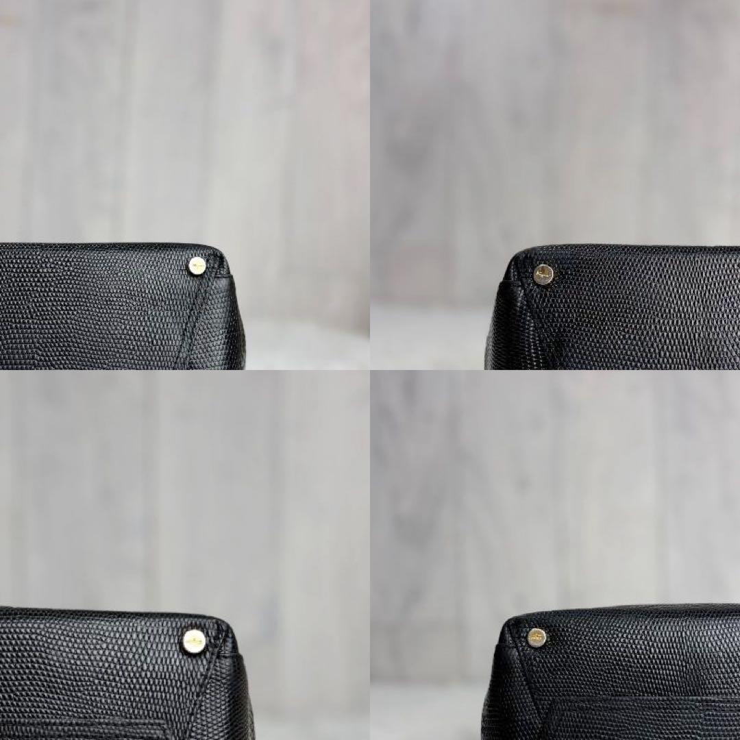 人気♡ヴァラリボン♡フェラガモ リザード型押し レザー 2wayショルダーバッグ