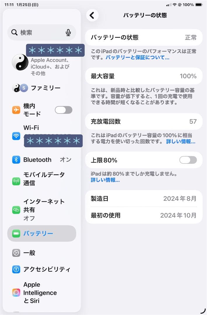 iPad本体 iPad mini(A17 Pro)Wi-Fi + Cellular 256GB