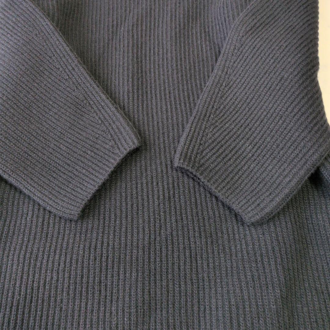 【新品】スローブイエナ ファインウールニットミニワンピース ブラック F