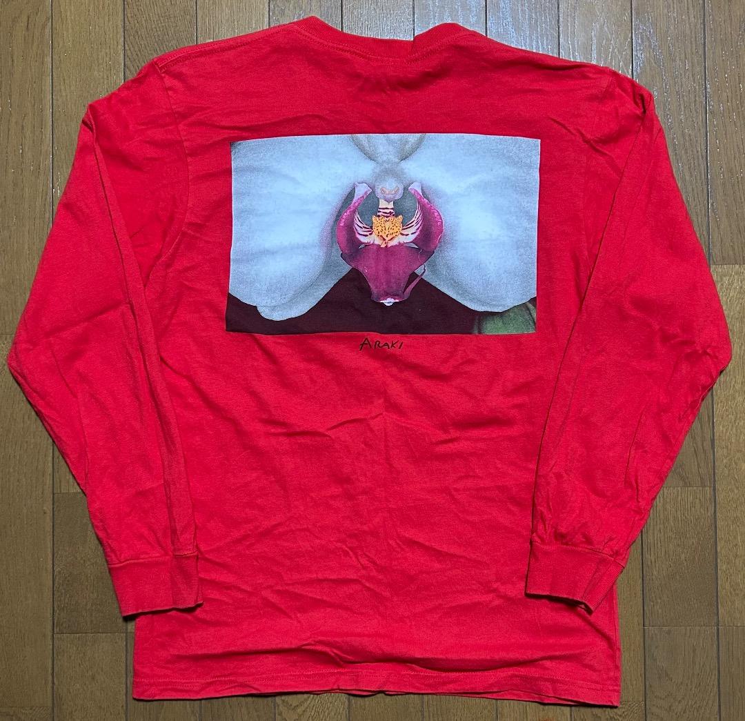 16FW Araki for Supreme ARAKI ロンT 赤 M