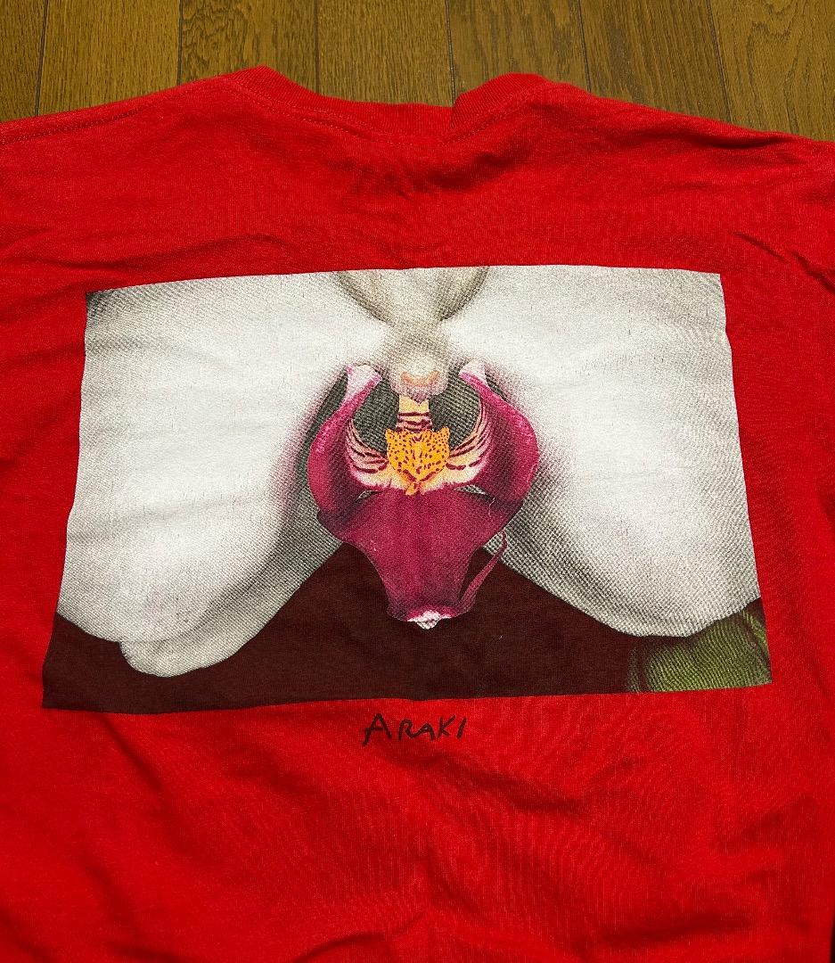 16FW Araki for Supreme ARAKI ロンT 赤 M