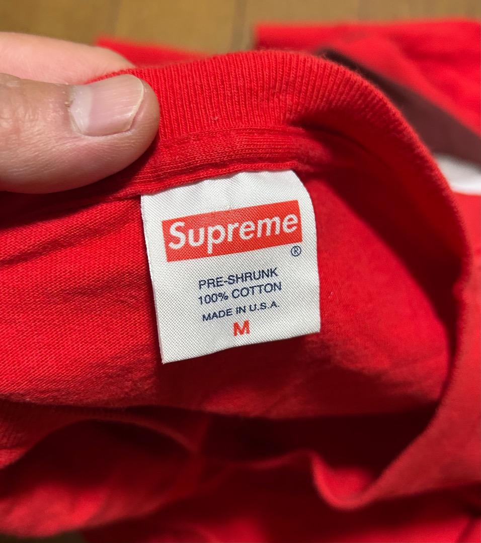 16FW Araki for Supreme ARAKI ロンT 赤 M