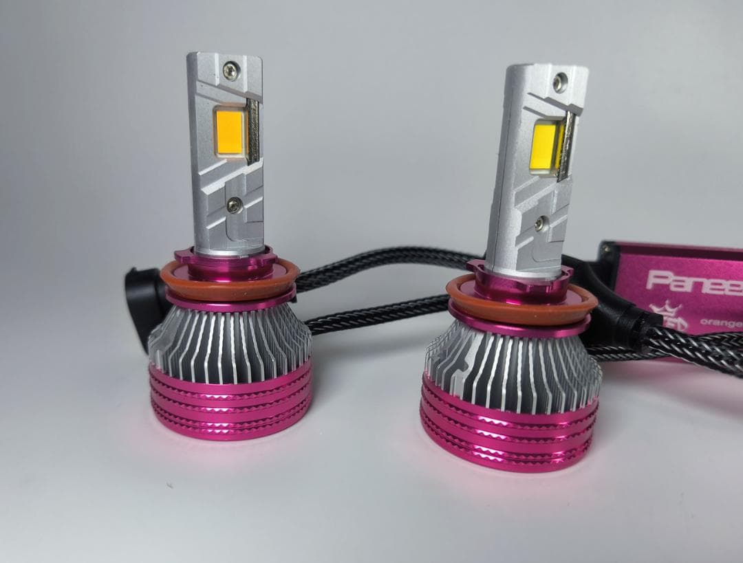 18LED　シリーズＰ　雪に強いオレンジLEDバルブ　H11H816HB4H3