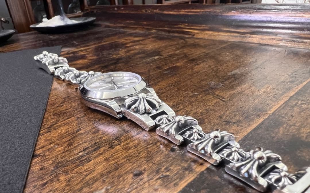 時計ベルト　人気商品　新型連続クロスベルト　17cm