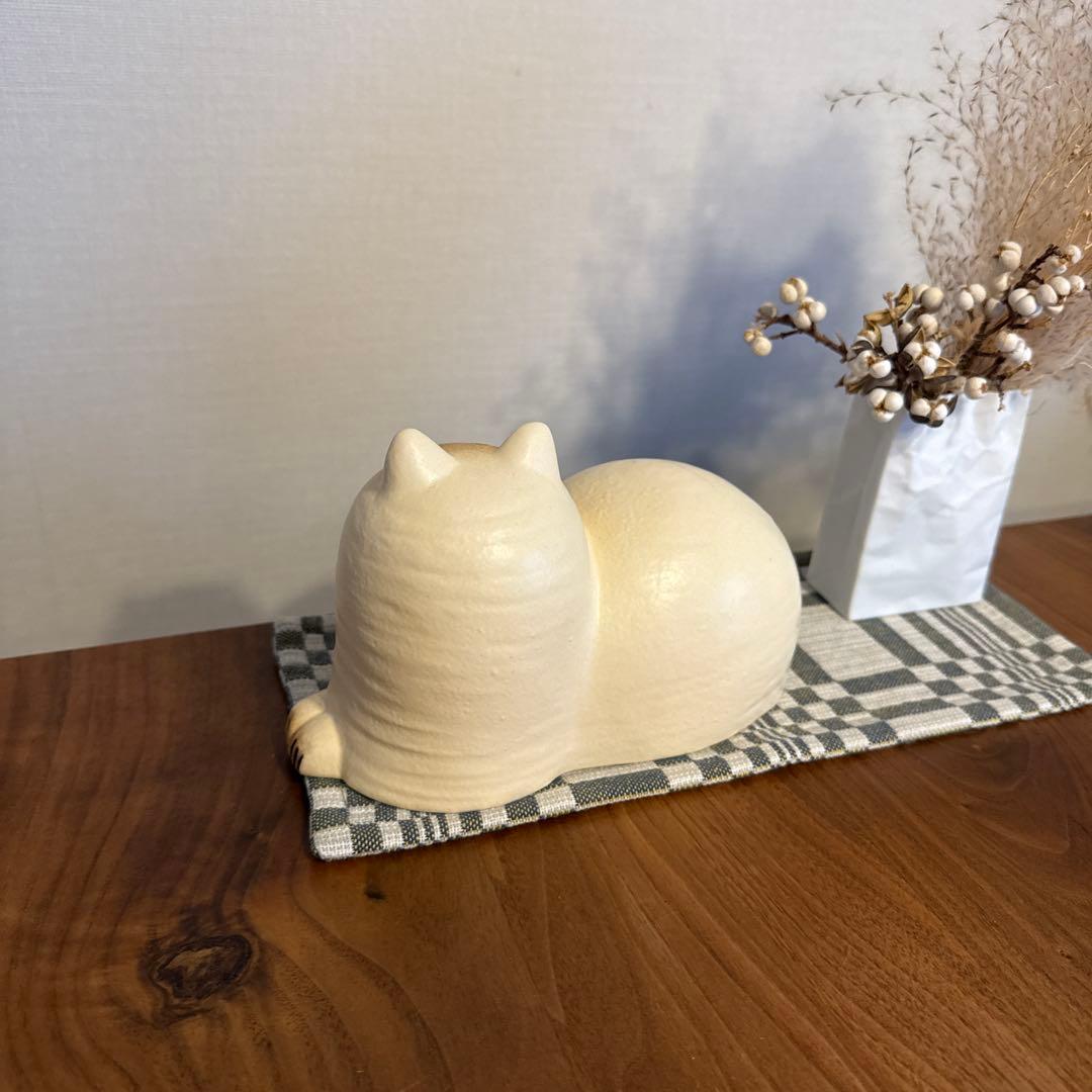 新品リサラーソン　マイ　ホワイト　ブラウンフェイス