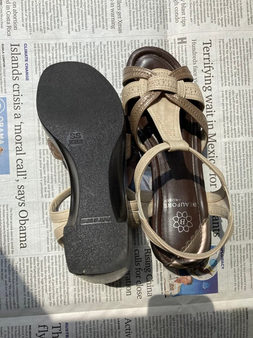 BEAUFORTサンダルシューズ　2足セット