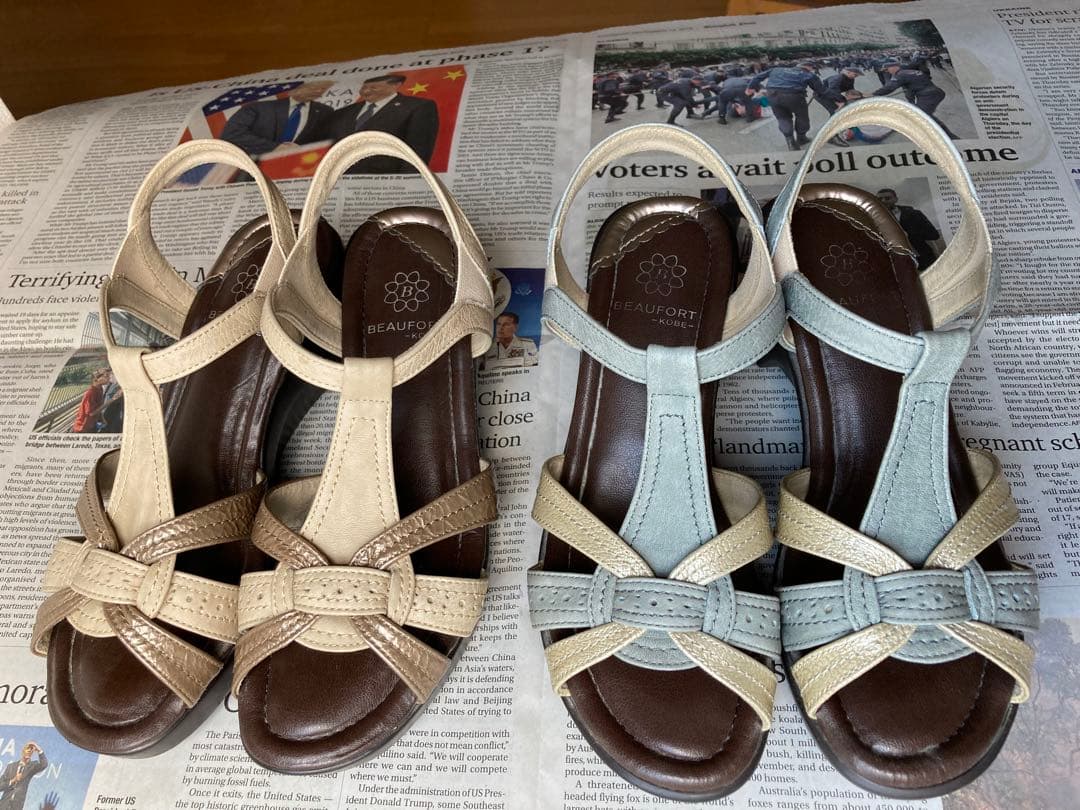 BEAUFORTサンダルシューズ　2足セット