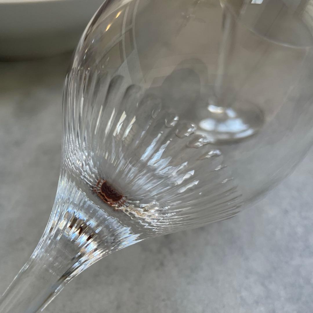 ロイヤルコペンハーゲンブルーエレメンツ ディープ プレート2枚＋ワイングラス2脚