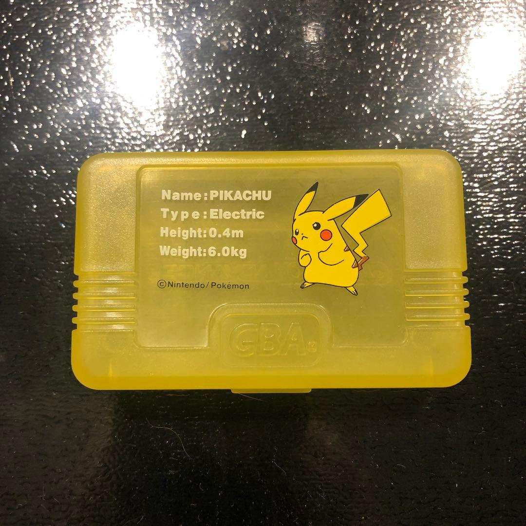 ゲームボーイアドバンス ソフトケース ポケモン ピカチュウ