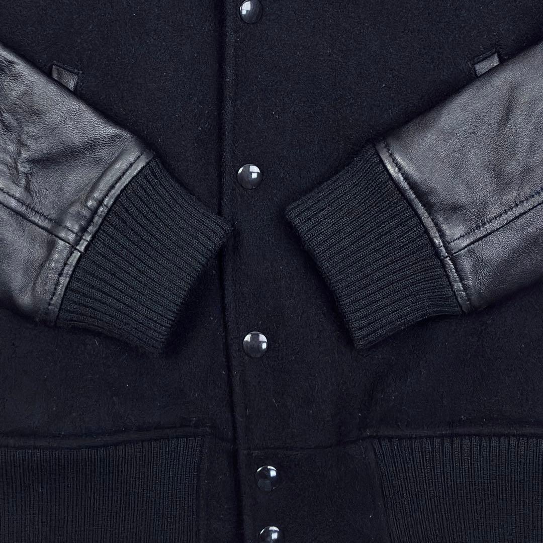 美品　アーバンリサーチ　ショールカラー　ラムレザー　ウールメルトン　スタジャンL