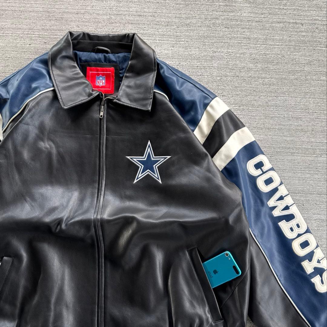 ジャケット・アウター 90s NFL Cowboys leather jacket vintage