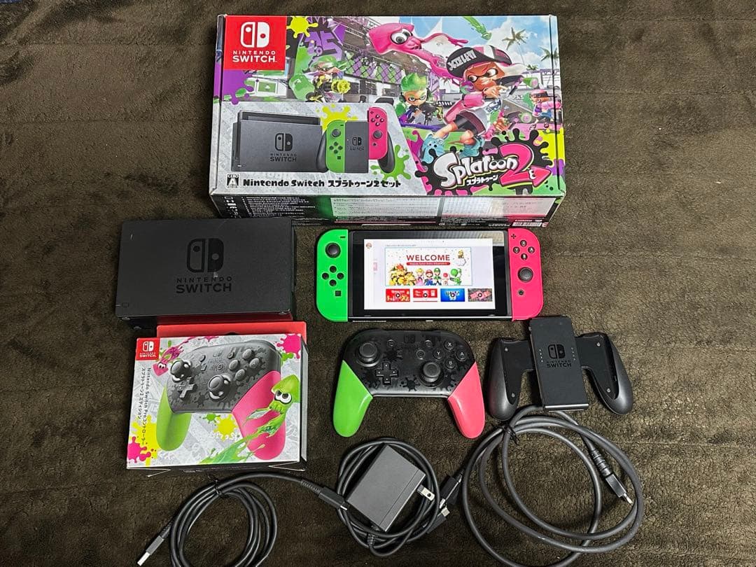 Nintendo Switch 本体 スプラトゥーン2エディション フルセット