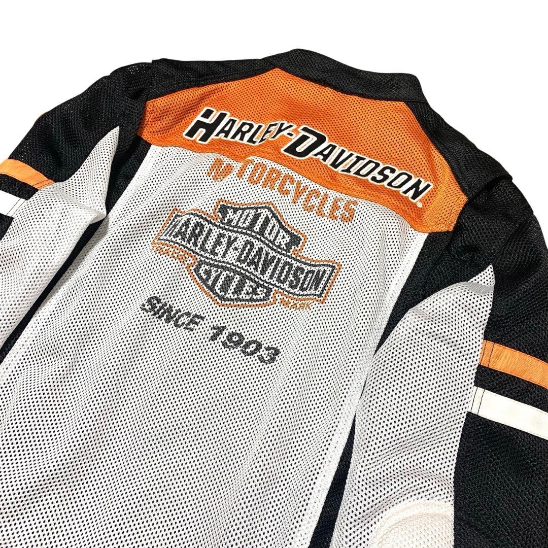 Harley-Davidson ジャケット メッシュ【M】ワッペン 刺繍